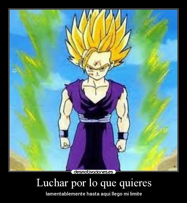 Luchar por lo que quieres - lamentablemente hasta aqui llego mi limite