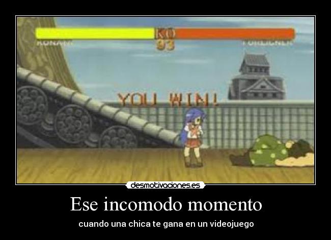 Ese incomodo momento -