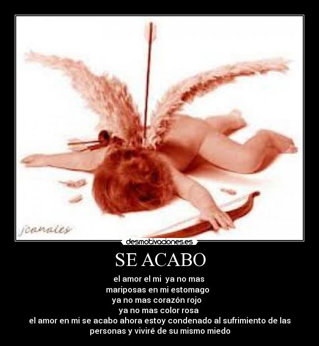 SE ACABO -
