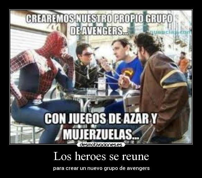 Los heroes se reune - para crear un nuevo grupo de avengers