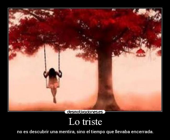 Lo triste -