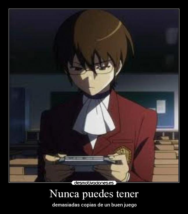 Nunca puedes tener - demasiadas copias de un buen juego