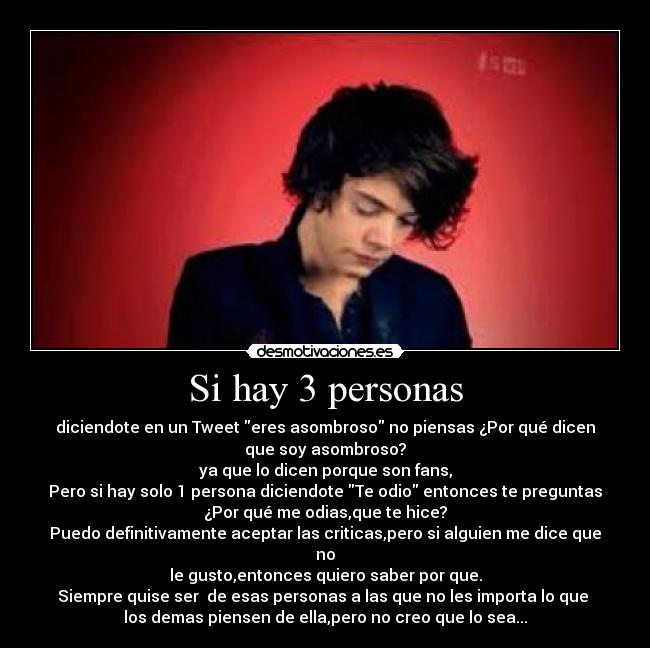 Si hay 3 personas -