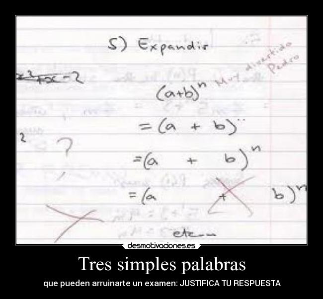 Tres simples palabras - 