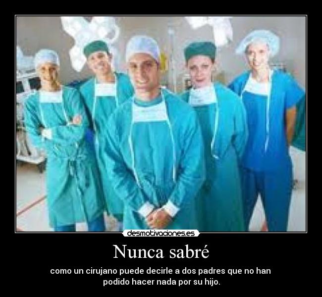 Nunca sabré - 