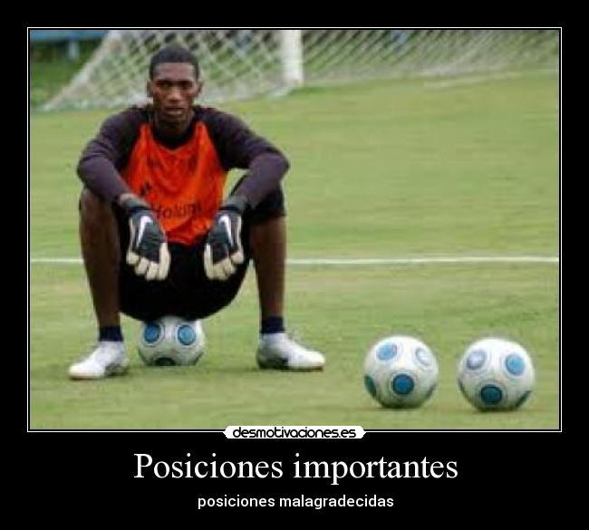 Posiciones importantes - 