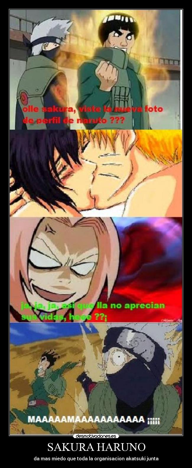 SAKURA HARUNO - da mas miedo que toda la organisacion akatsuki junta