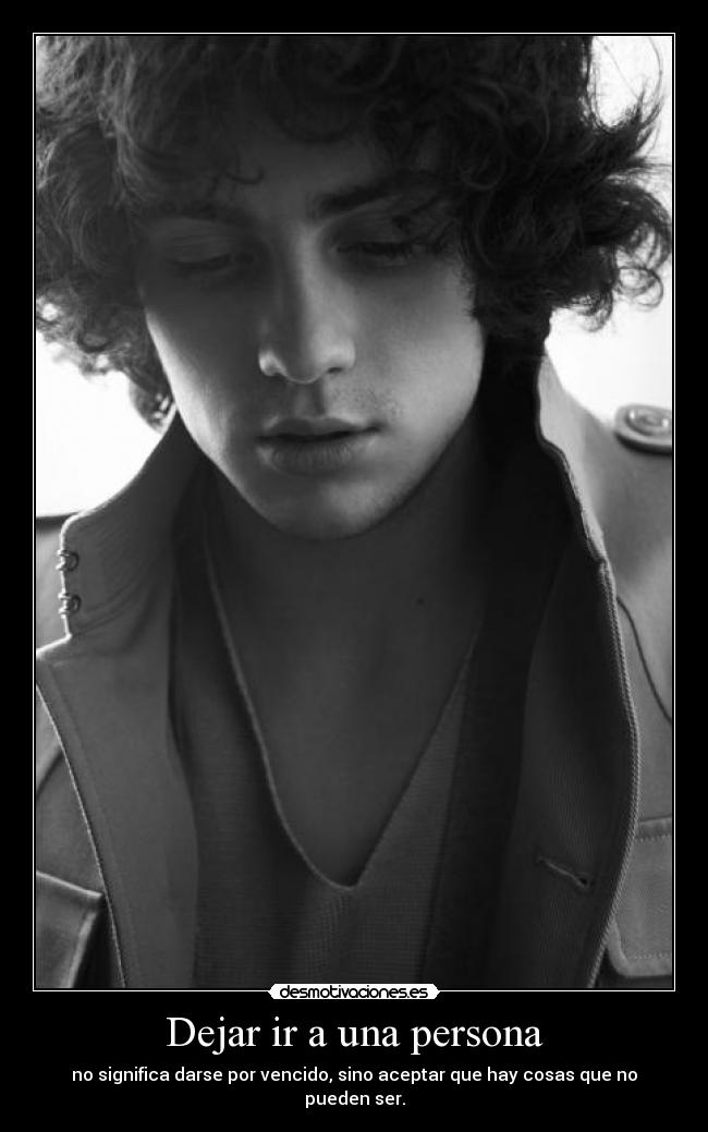Dejar ir a una persona - 