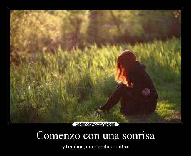 Comenzo con una sonrisa - 