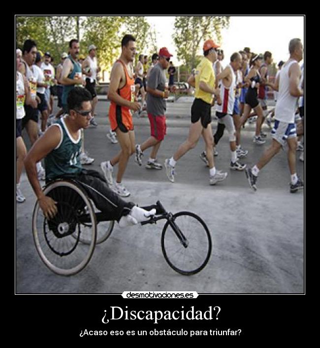 ¿Discapacidad? -