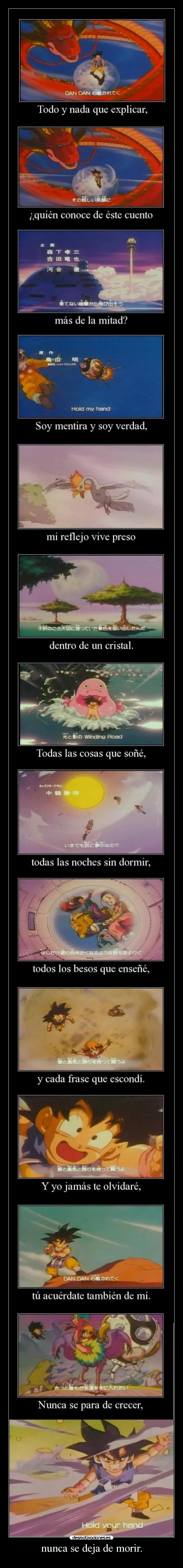 nunca se deja de morir. - 