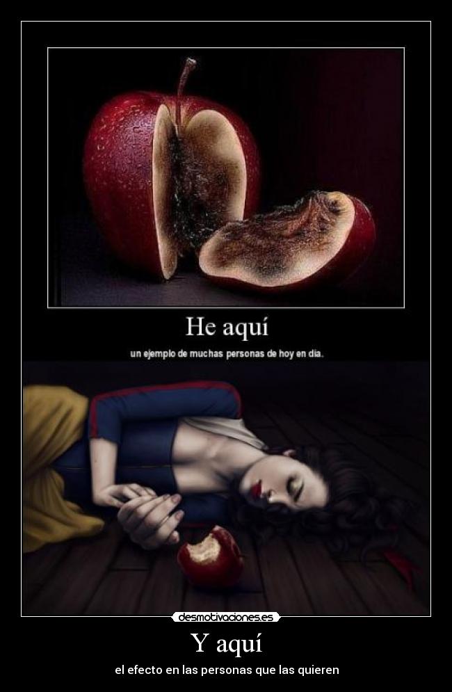 Y aquí - el efecto en las personas que las quieren