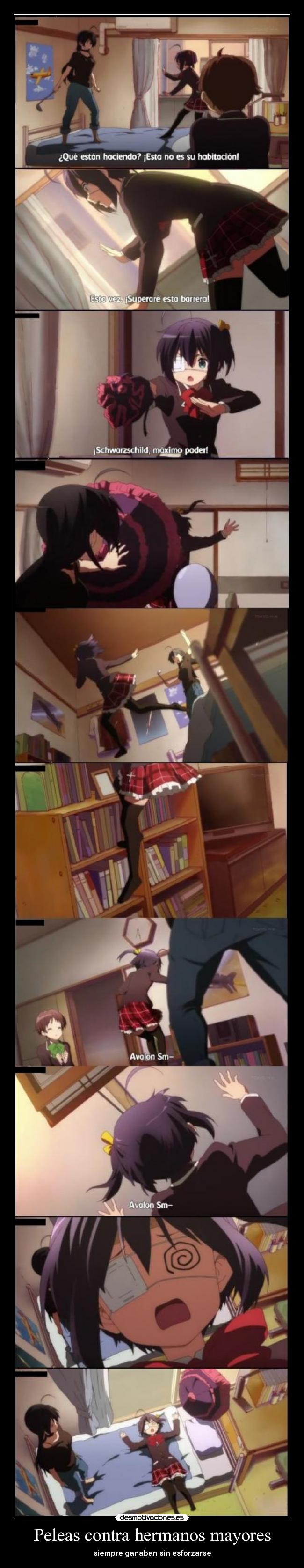 Peleas contra hermanos mayores -