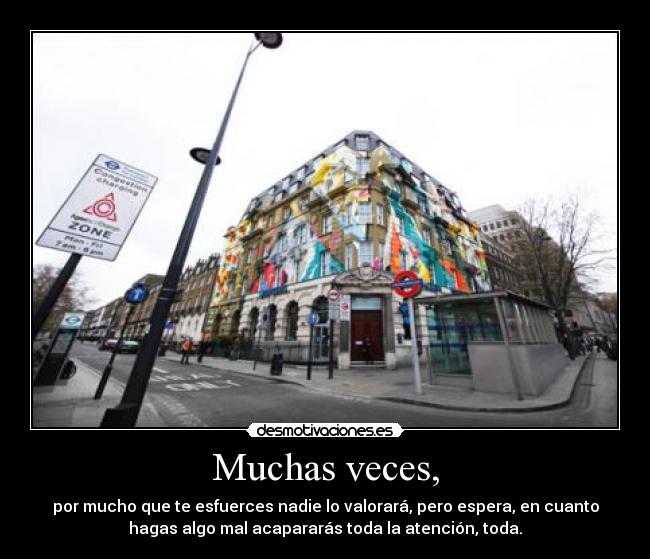 Muchas veces, - 