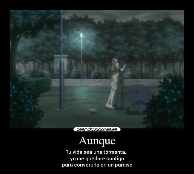 Aunque -