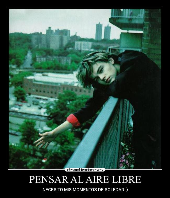 PENSAR AL AIRE LIBRE -
