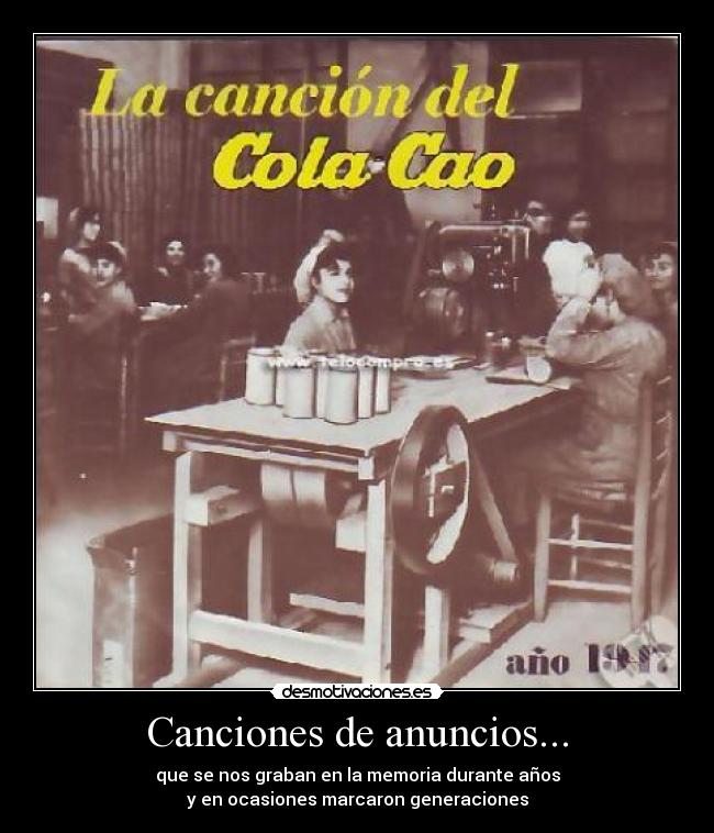 Canciones de anuncios... - 