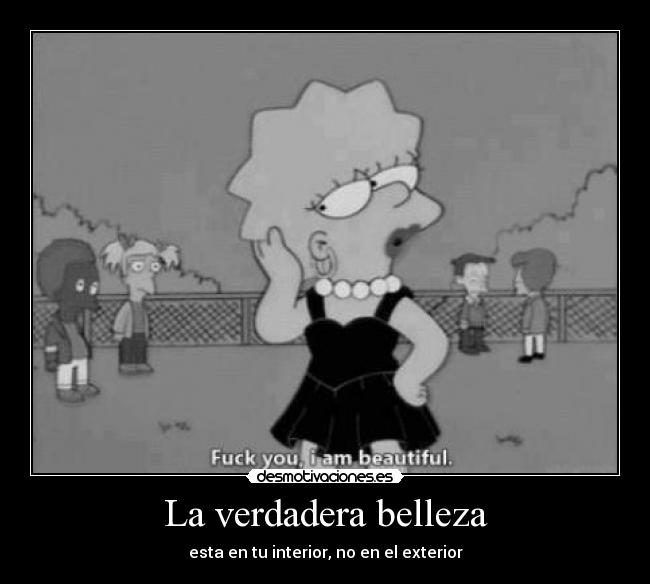 La verdadera belleza -