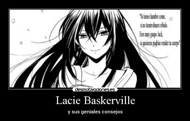 Lacie Baskerville - y sus geniales consejos