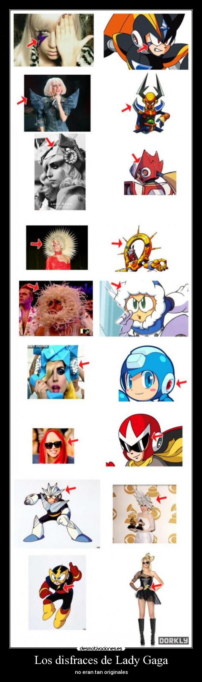 Los disfraces de Lady Gaga -