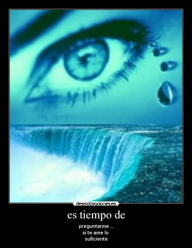 es tiempo de - 