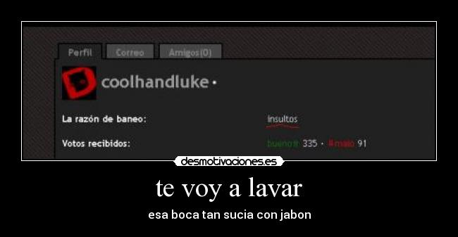 te voy a lavar - 