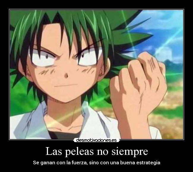 Las peleas no siempre -