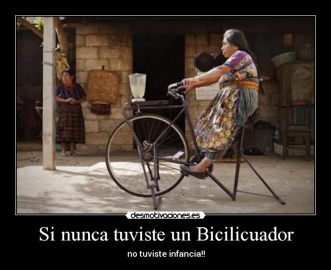 Si nunca tuviste un Bicilicuador -