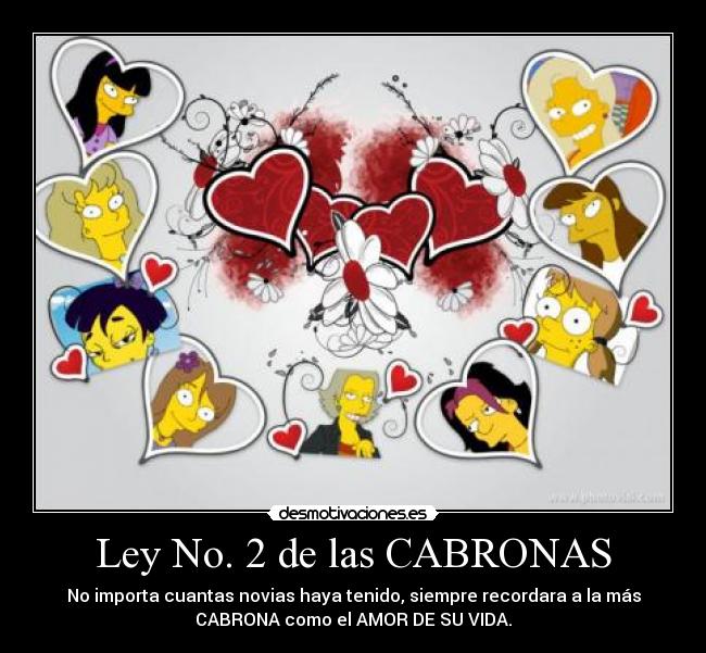 Ley No. 2 de las CABRONAS -