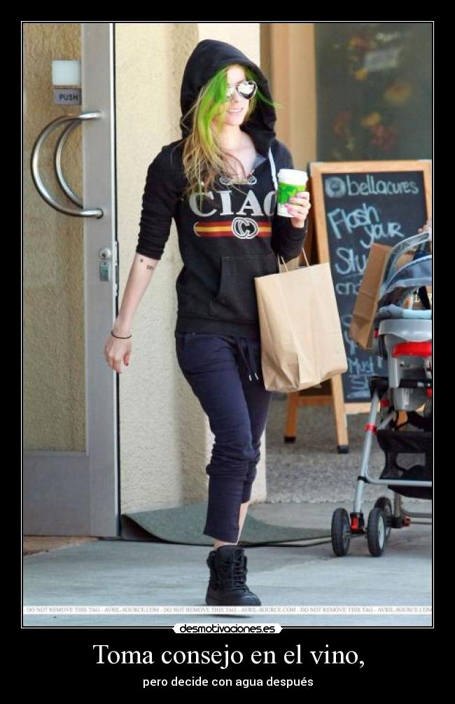 Toma consejo en el vino, - pero decide con agua después