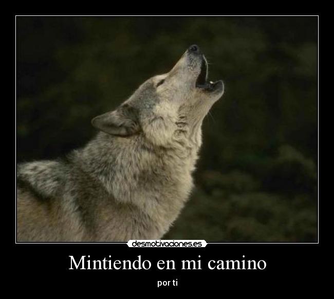 Mintiendo en mi camino -