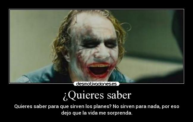 ¿Quieres saber - 