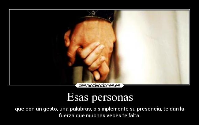Esas personas -