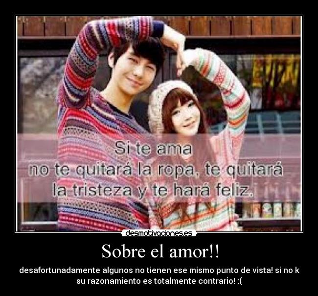 Sobre el amor!! -