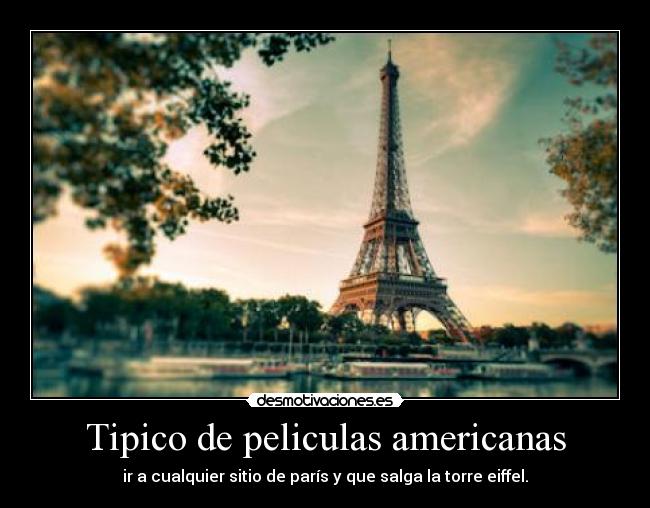Tipico de peliculas americanas -