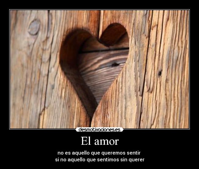 El amor -