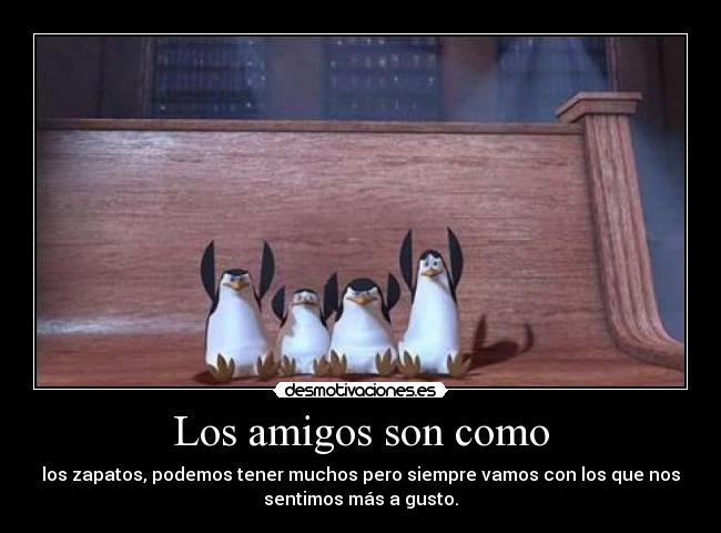 Los amigos son como - 