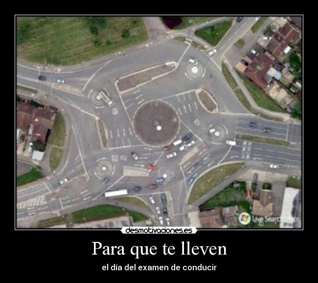 Para que te lleven - el día del examen de conducir