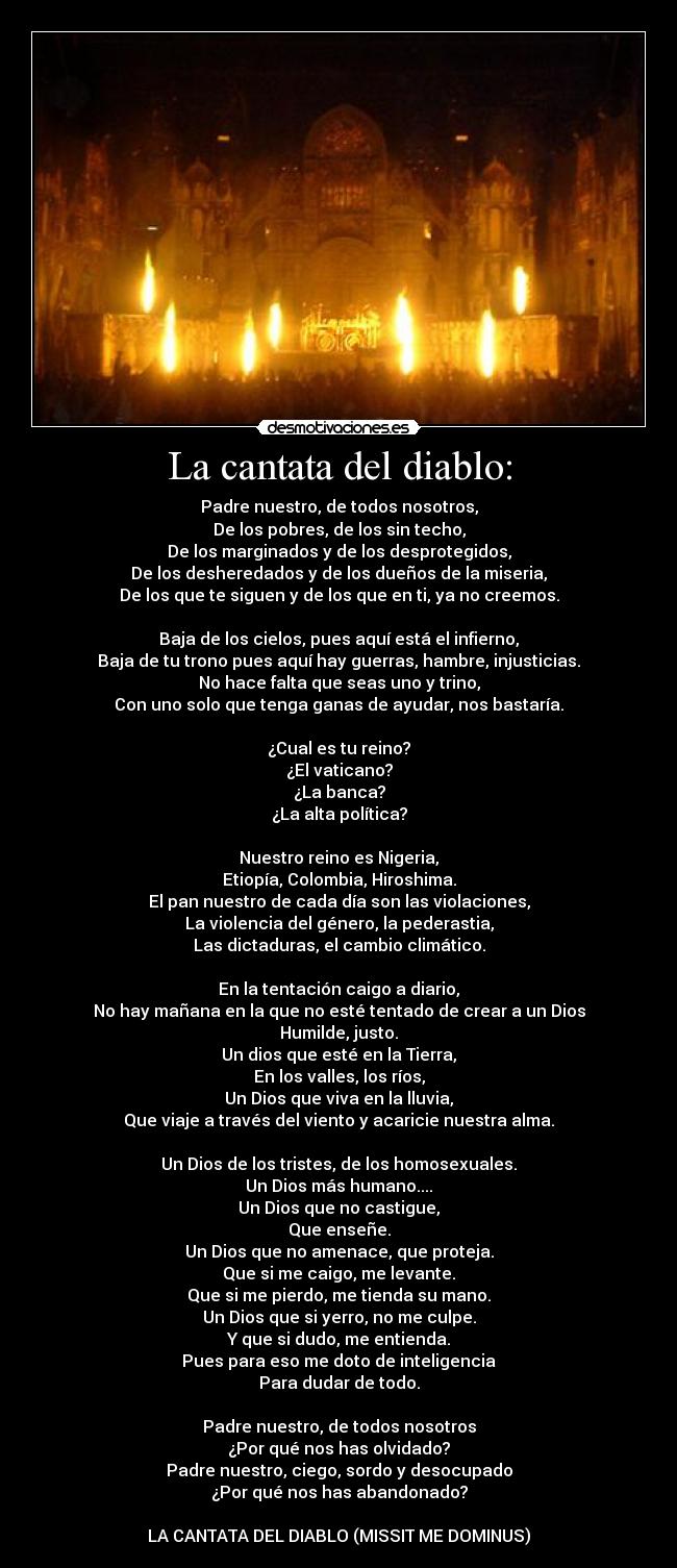 La cantata del diablo: - 