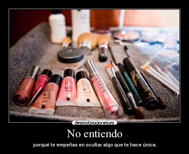 No entiendo -