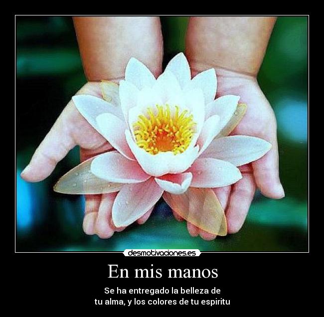 En mis manos -