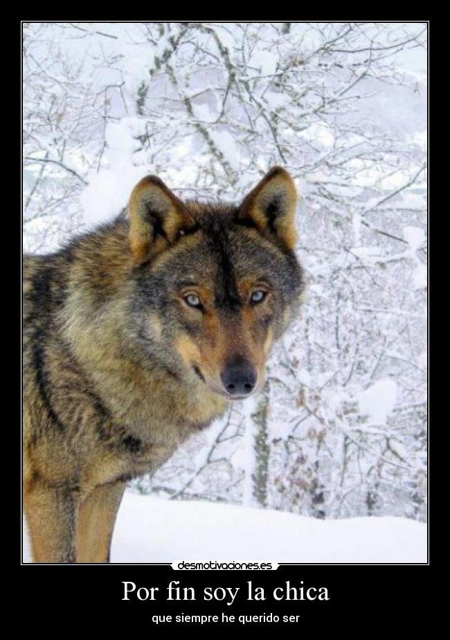 Por fin soy la chica -