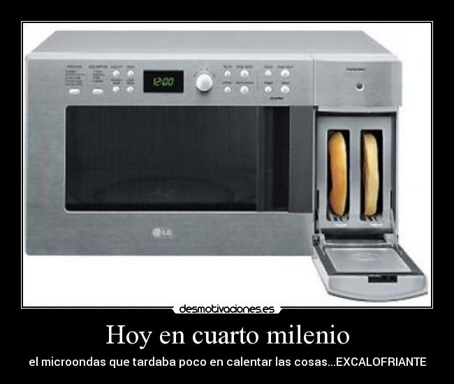 Hoy en cuarto milenio - el microondas que tardaba poco en calentar las cosas...EXCALOFRIANTE