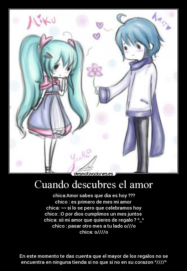 Cuando descubres el amor -