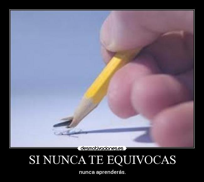 SI NUNCA TE EQUIVOCAS - 