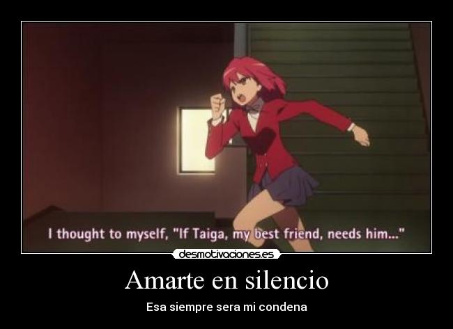 Amarte en silencio -