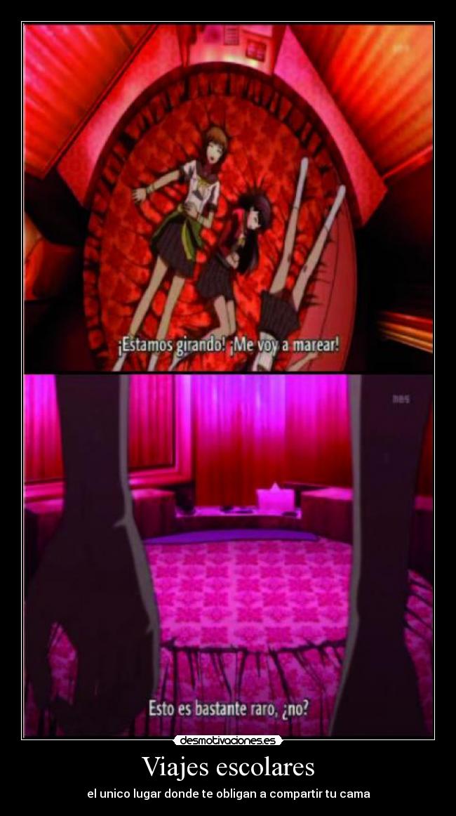Viajes escolares - el unico lugar donde te obligan a compartir tu cama