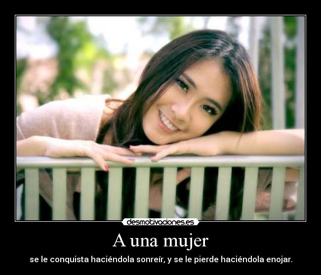 A una mujer -