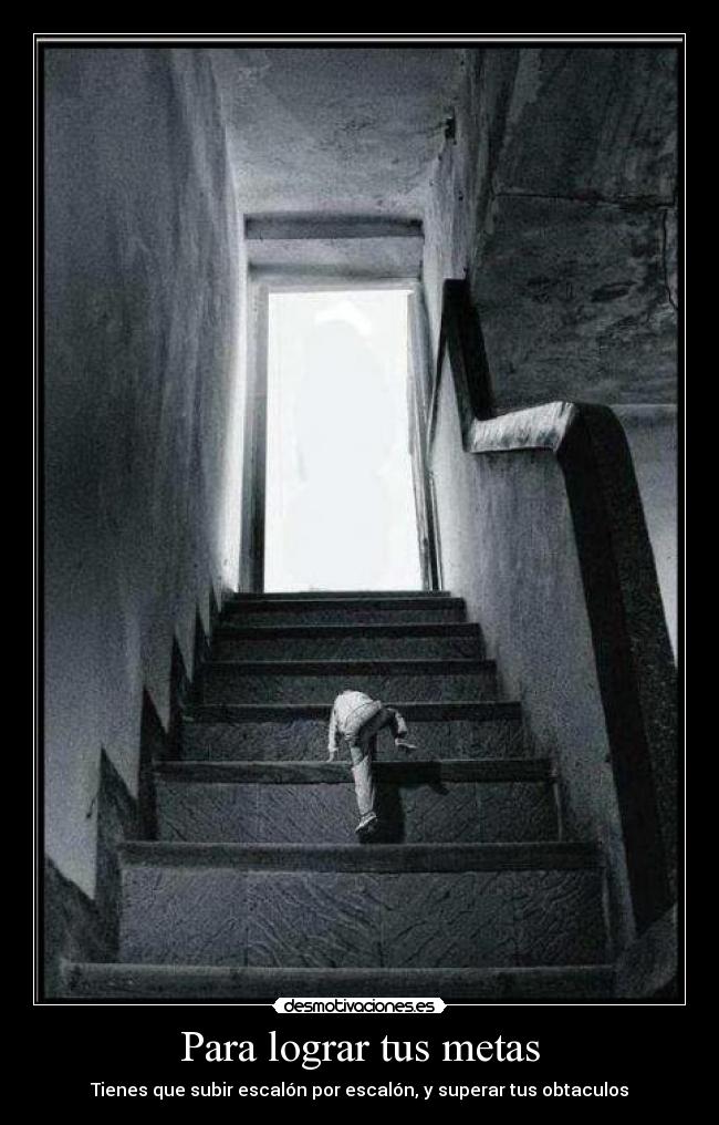 Para lograr tus metas -