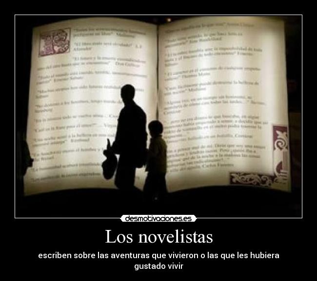 Los novelistas -